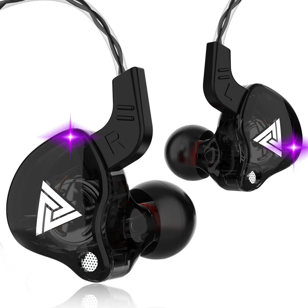 3.5mm Cable Wired Earphones QKZ AK6 HiFi Sound Quality Earphone With Wire Gaming Headset Gamer Headphones Bass Cheap Sale Earbud - TechElect