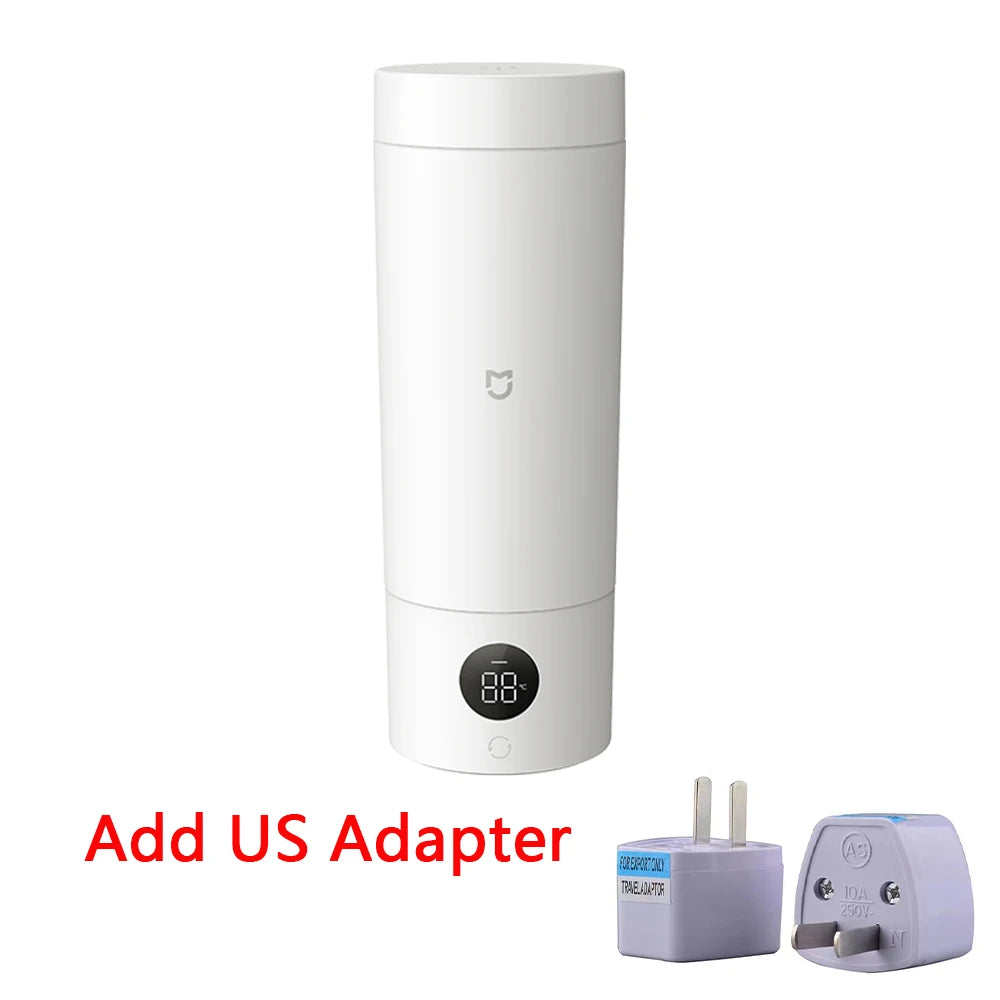 XIAOMI Mijia Portable Electric Kettle 2 Thermos Cup Fast Water Boiler 350ml Smart Temperature Insulated Kettle Travel 110V-240V TechElect