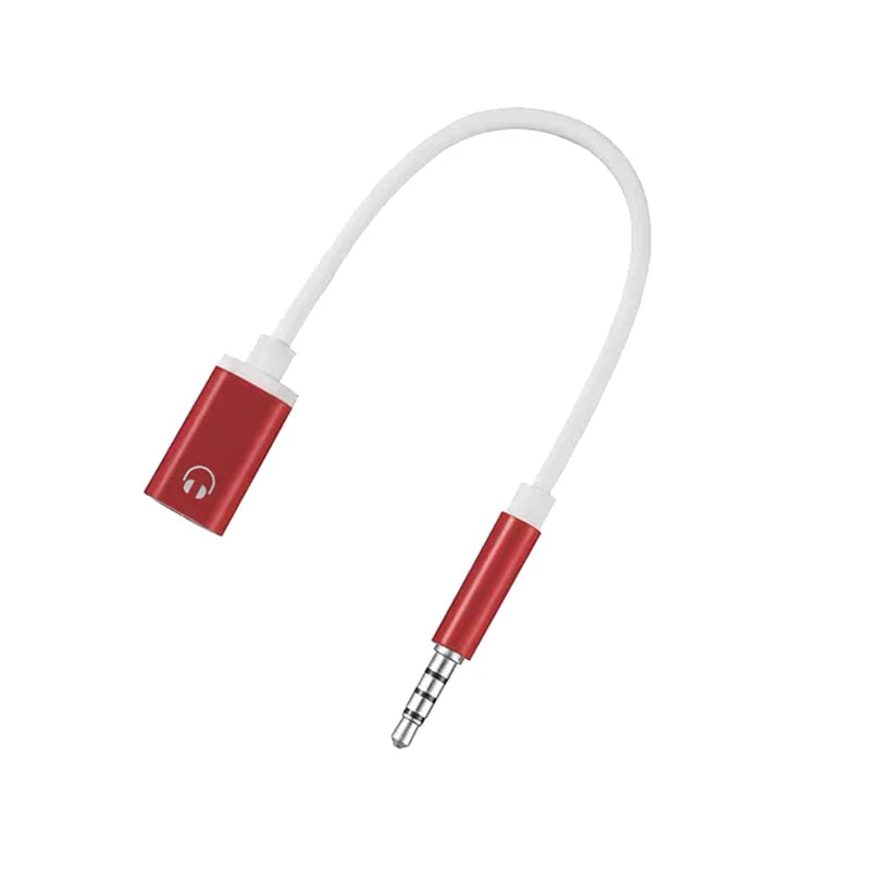 1 Pc 3.5mm Male To Type-C Female Headphone Aux Cable Converter Type-C To Flat Headphone Round Head Adapter Cable Techelectronicx