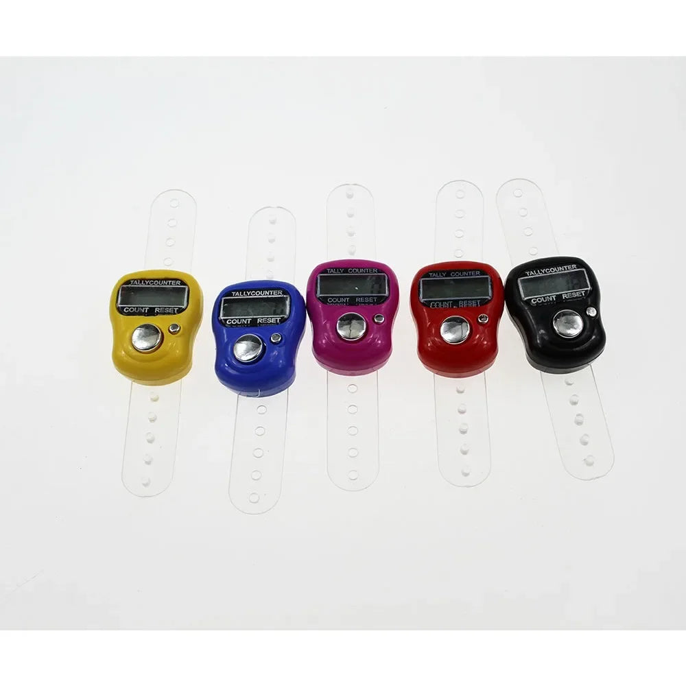 100pcs mini Ring shape Finger Counter LCD Electronic Digital Tally Counter Free Shpping Techelectronicx
