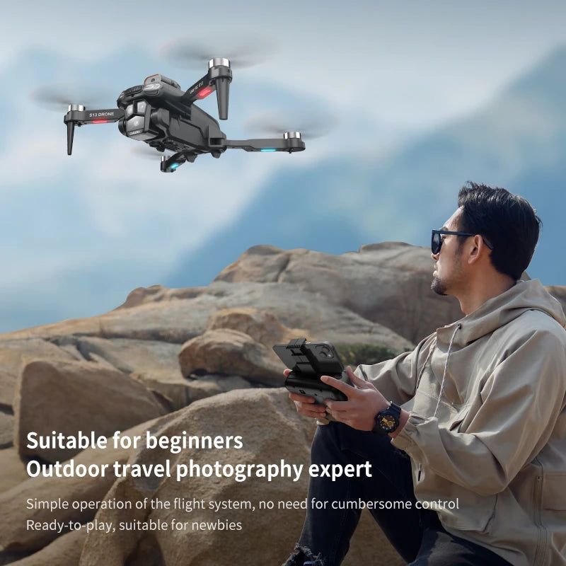 Xiaomi Mijia S13 Drone 8K Professional Dual Camera GPS FPV Brushless Motor Optical Flow Hovering Folding Quadcopter Foldable toy Techelectronicx