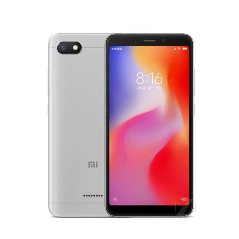 Xiaomi Redmi 6A Smartphone 5.45'' Full Screen AI Face Helio A22 Processor google play used phone Techelectronicx