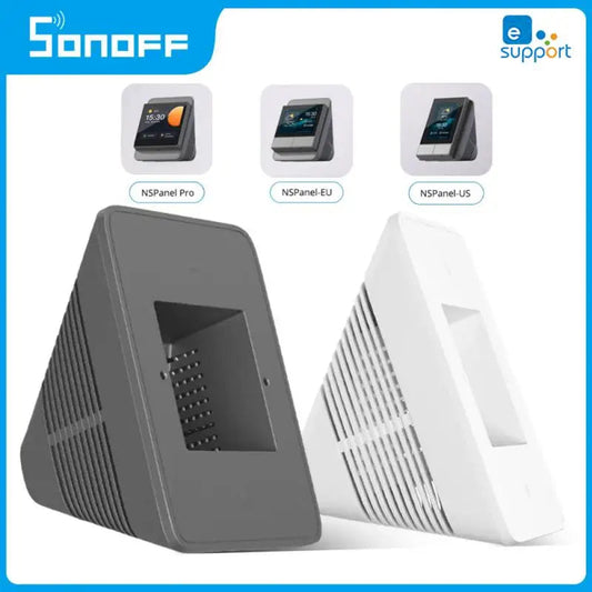 1/4Pcs SONOFF Enclosure Stand Portable Quality Smart Home NSPanel Pro And NSPanel Desktop Wall Shelf Easy Install Techelectronicx