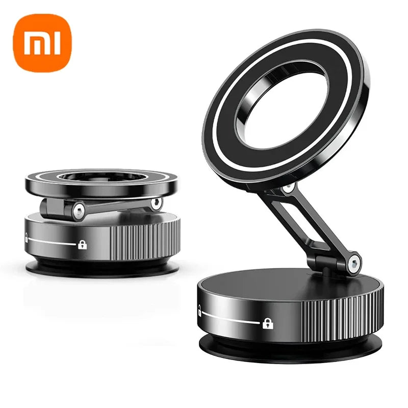 Xiaomi Super Strong Magnetic Phone Holder Foldable Design 360° Adjustable Vacuum Car Mount For Car Desk Bathroom Phone Holder Techelectronicx