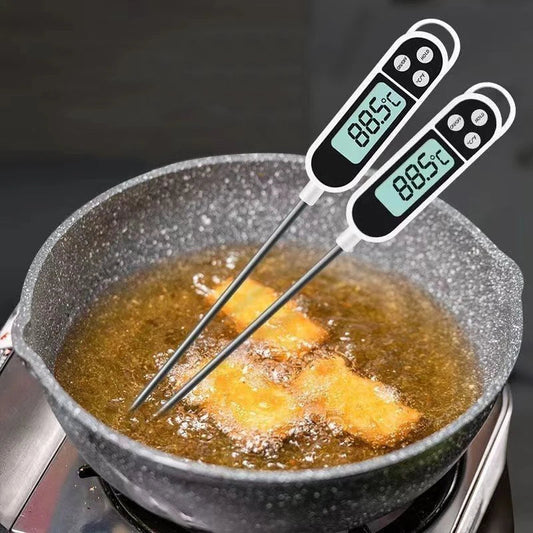 Probe Type Food Thermometer Kitchen Digital Thermometer For Meat Milk Cooking Food BBQ TP300 Electronic Temperature Gauge Tool Techelectronicx