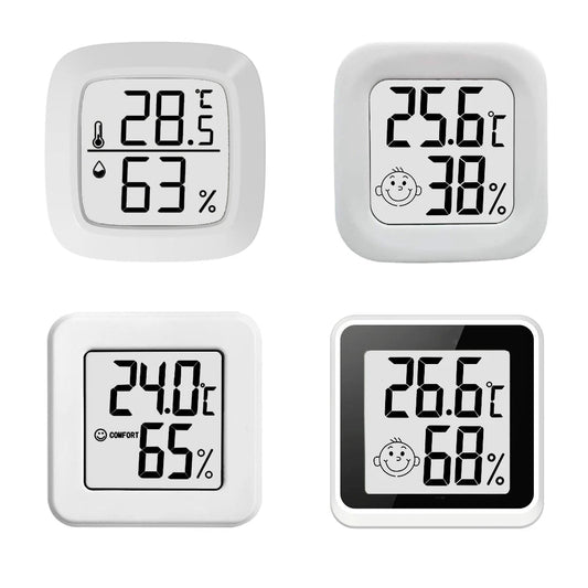 Mini LCD Digital Thermometer Hygrometer Indoor Room Temperature Humidity Meter Sensor Gauge Weather Station Techelectronicx