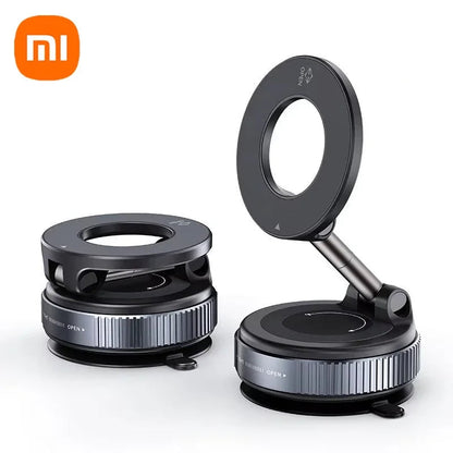 Xiaomi Super Strong Magnetic Phone Holder Foldable Design 360° Adjustable Vacuum Car Mount For Car Desk Bathroom Phone Holder Techelectronicx