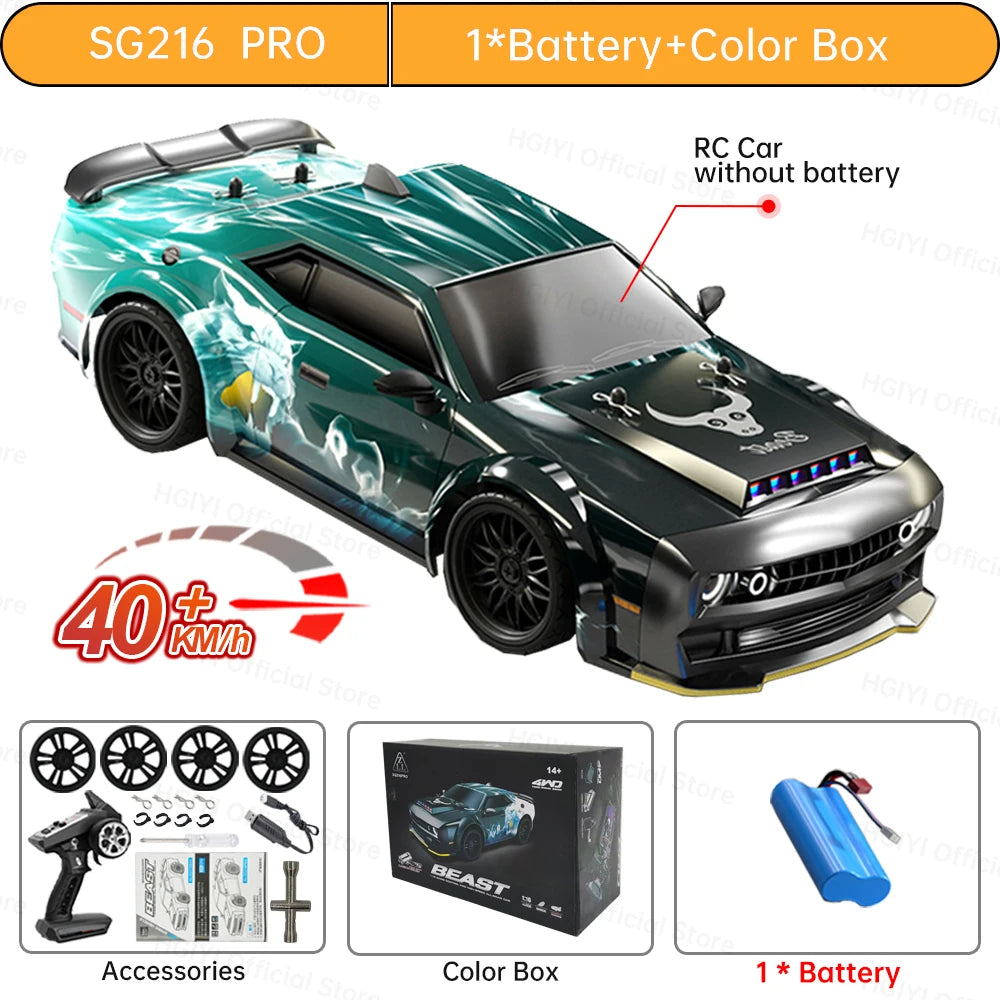 ZLL SG116 MAX/PRO 1:16 High Speed Drift Racing 80KM/H Or 40KM/H Brushless Motor 4WD RC Car Off Road Car Toys for For Kid Gift Techelectronicx