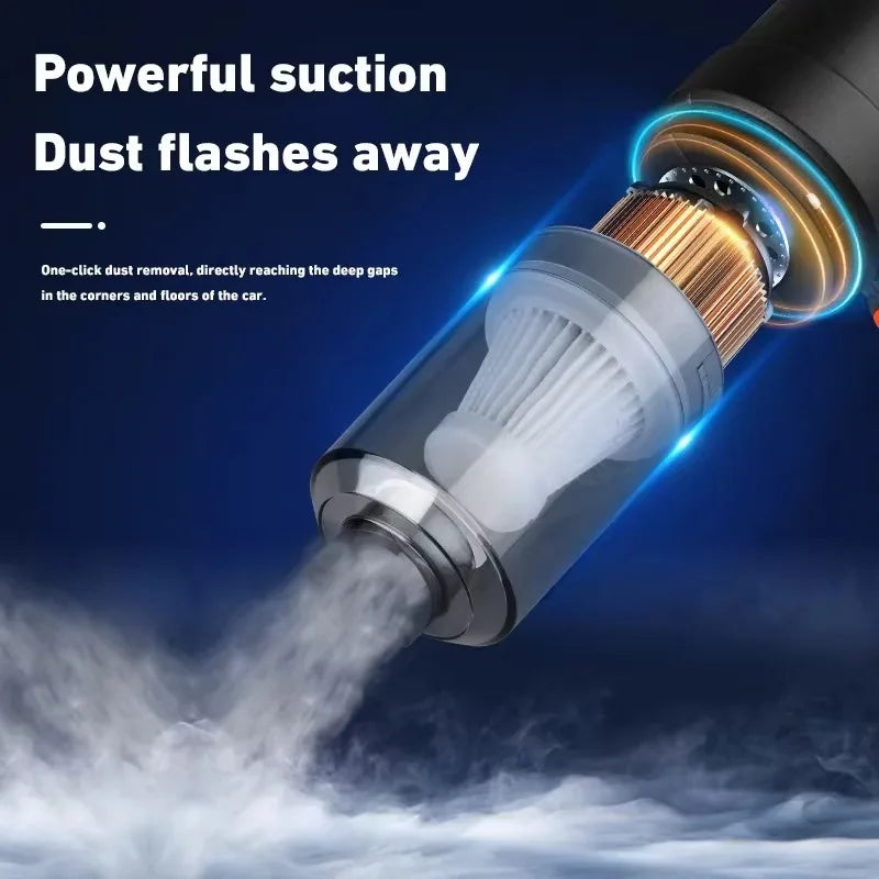 Xiaomi Wireless 690000Pa Car Vacuum Portabale Cleaner Cordless Handheld Vacuum High-power Vacuum Cleaner For Home Office Car New Techelectronicx
