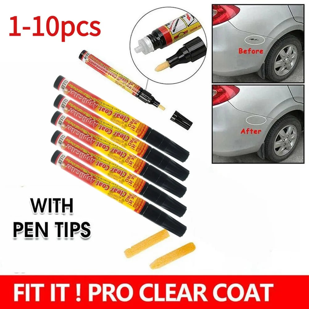 1-10pcs Car Paint Pen Car Scratch Repair Pen Body Door Paint Pen Scratch Repair Clear Coat Car Wash Styling Repair Pen Techelectronicx