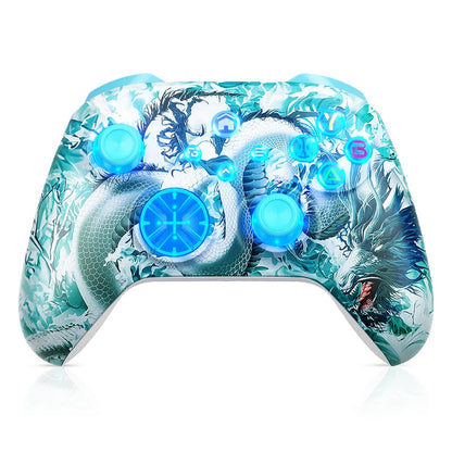 WIFI Control For XBOX One ,Series S/X Wireless Controller Dual Vibration Hall Effect 6-Axis Gyro FUNC RGB Gamepad Accessories Techelectronicx