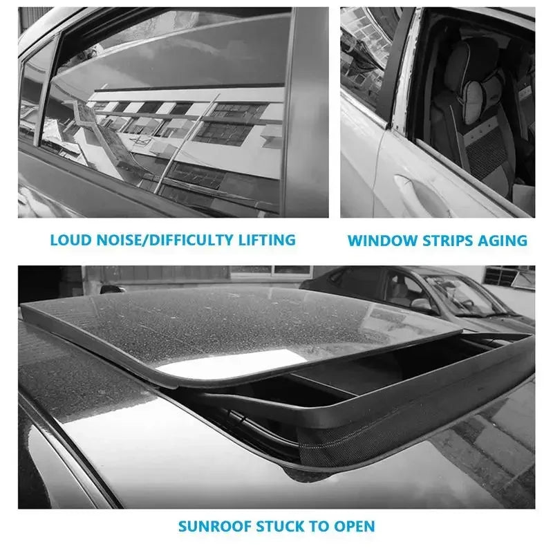 100ml Car Silicone Spray Lubricant Multi Surface Rubber Door Strip Softening Lubricant Vehicle Prevent Adhesion Lubricant Tools Techelectronicx