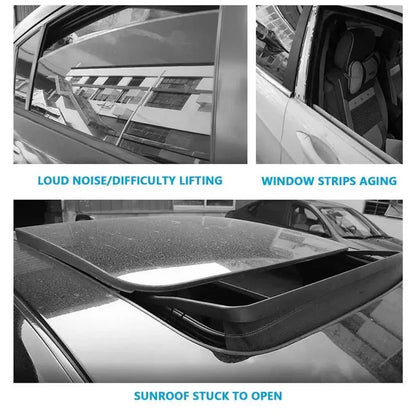 100ml Car Silicone Spray Lubricant Multi Surface Rubber Door Strip Softening Lubricant Vehicle Prevent Adhesion Lubricant Tools Techelectronicx
