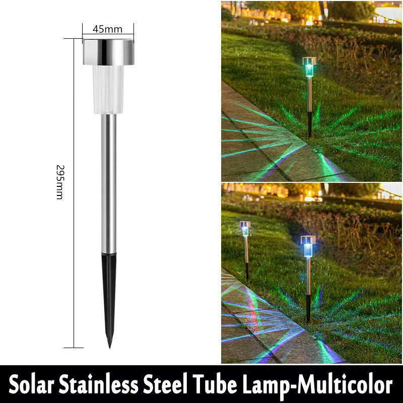 10Pack Solar Outdoor Lights Garden Lantern Solar Powered Lamp Waterproof Landscape Lighting Pathway Yard Lawn Garden Decoration Techelectronicx