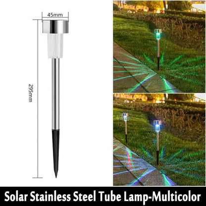 10Pack Solar Outdoor Lights Garden Lantern Solar Powered Lamp Waterproof Landscape Lighting Pathway Yard Lawn Garden Decoration Techelectronicx