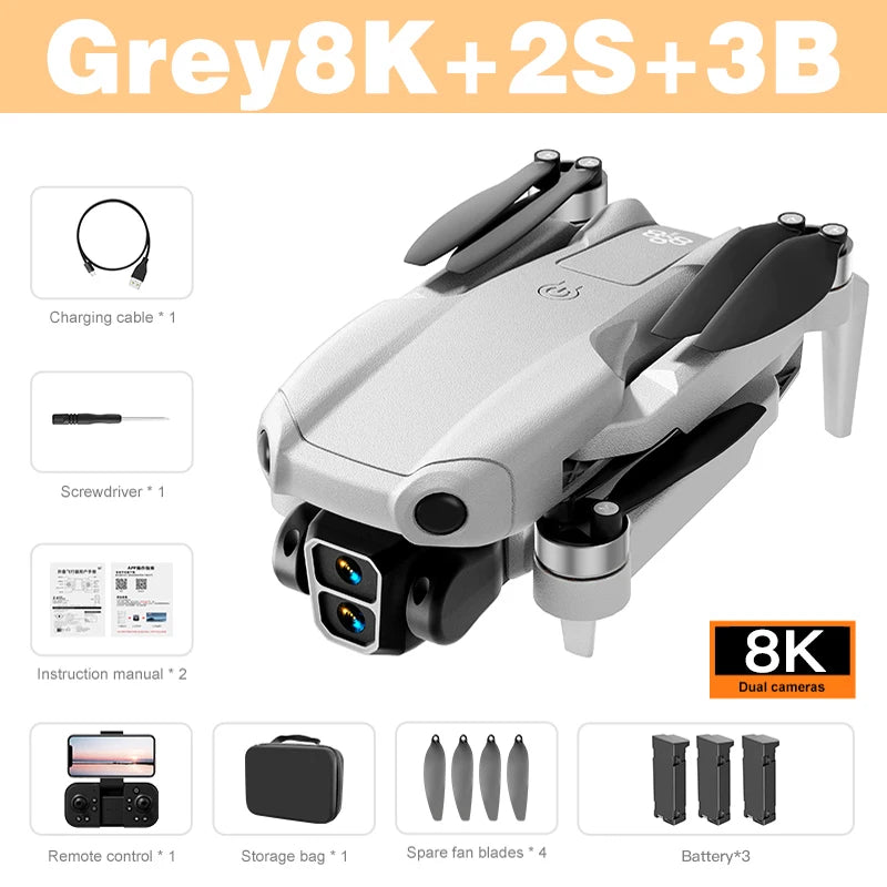 Xiaomi Mijia A888 Pro Drone 8K Professional ESC Dual Camera Localization Obstacle Avoidance 5GWIFI Remote Control Quadcopter Toy Techelectronicx