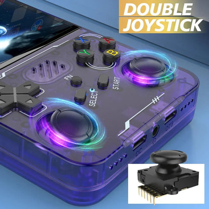 100% ArKOS R36XX Retro Handheld Game Console Linux System 3.5 Inch IPS Screen 64/128GB/256GB Game Player R36S updated version Techelectronicx