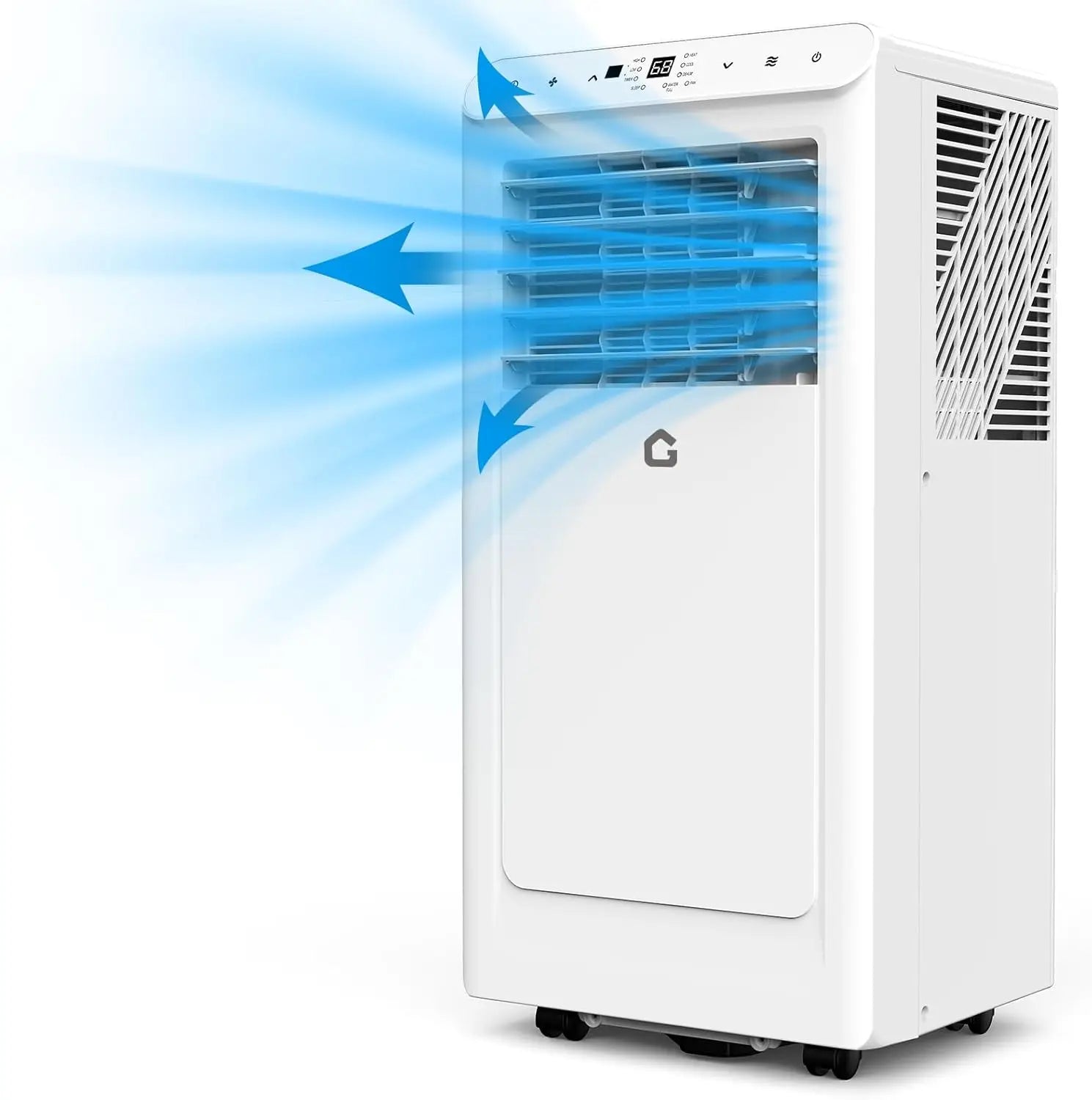 10,000 BTUs Portable Air Conditioners, Portable AC for Room Up to 450 Sq.Ft, 3-IN-1 Quiet AC Unit with Fan & Dehumidifier Techelectronicx