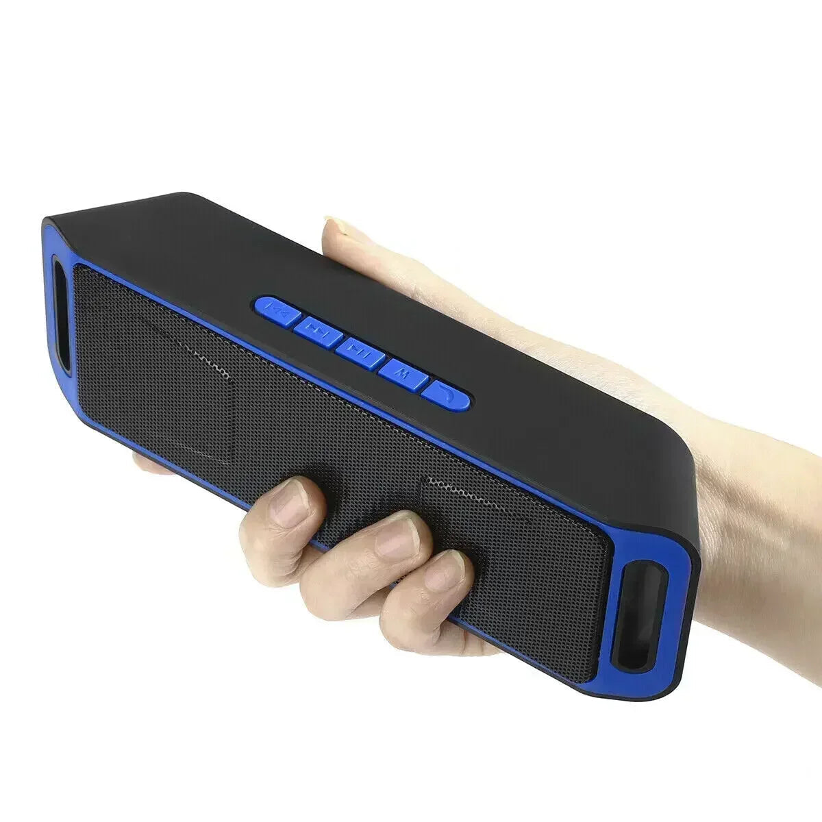 XIKCU Portable Bluetooth Speaker Wireless Mini Speaker Amplifier Stereo Subwoofer Speaker TF/FM Radio USB Built-in Mic Dual Bass Techelectronicx