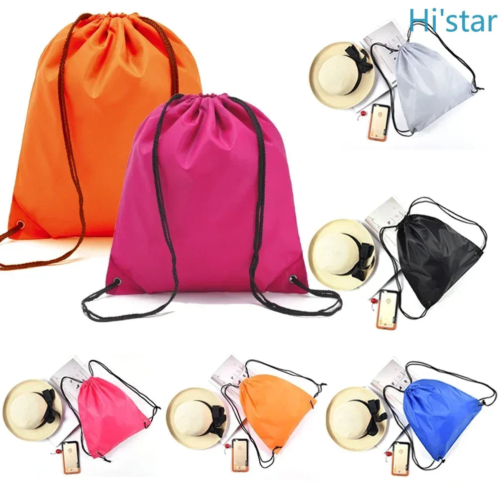 10 Pcs Drawstring Backpack For Shoes Rucksack Shoulder Bags Gym Bag Muti Color PRIVATE CUSTOM Personalize Logo Techelectronicx