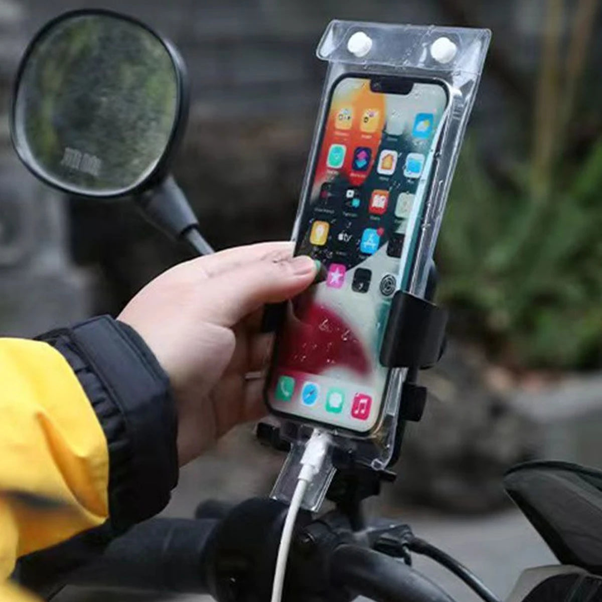 1/3/5Pcs Waterproof Phone Cover Transparent Case for Rider Motocycle Rainproof Phone Pouch Dry Bag Touchable Screen for Charging TechElect