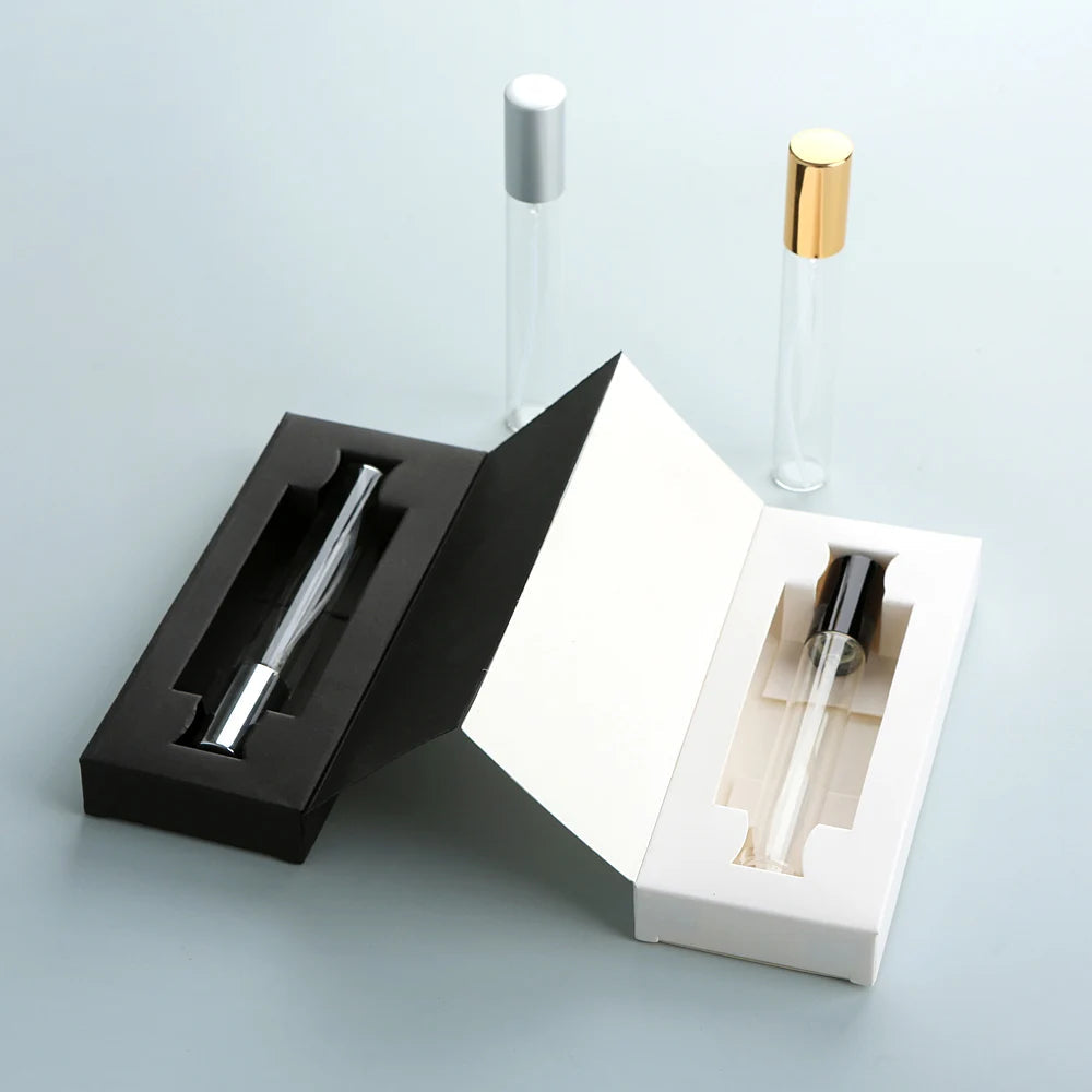 10/20Pcs/Lot 15ml Empty Perfume Bottle (with Box) - Clear Spray Bottle, Atomizer Perfume Bottle, Refillable Mini Perfume Bottle Techelectronicx