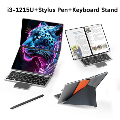 YSJMNPC Dual Screen Laptop 10.9+10.95 Inch Touch Screen Notebook Intel i3 1215U N100 WIFI6 2 in 1 Laptop Tablet Computer Techelectronicx