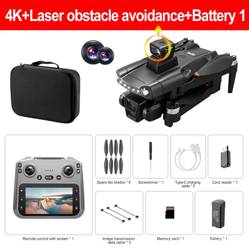 Xiaomi Mijia V198MAX Drone 8K Profesional FPV Brushless Laser obstacle avoidance Aerial Optical Foldable Quadcopter Mini 4K Dron Techelectronicx