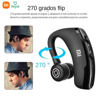 XIAOMI V9 Bluetooth Single Ear Sports Hanging Earphones with Microphone HD Music Business Touch Control Earphones Techelectronicx