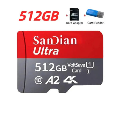 Original SD Card 2TB Large Capacity Memory Card 128GB/256GB Mini TF Card 512GB High Speed Flash Card for PC/Desktops/Mac/Cameras Techelectronicx