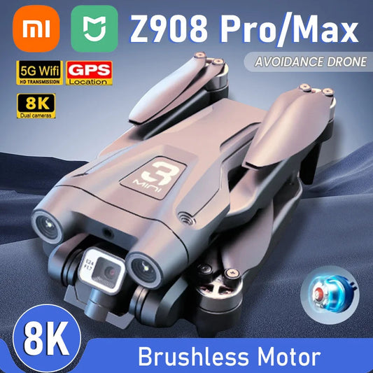 Xiaomi Mijia Z908 Pro /MAX 8K Drone ESC Professional 4K Dron Optical Flow Localization 3sided Obstacle Avoidance Quadcopter Toys Techelectronicx