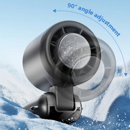 Xiaomi Ice Cooling Handheld Fan 100 Speeds Turbo Portable USB Desk Fan Foldable/Hangable for Outdoor Fast Chill Ice Compress New Techelectronicx