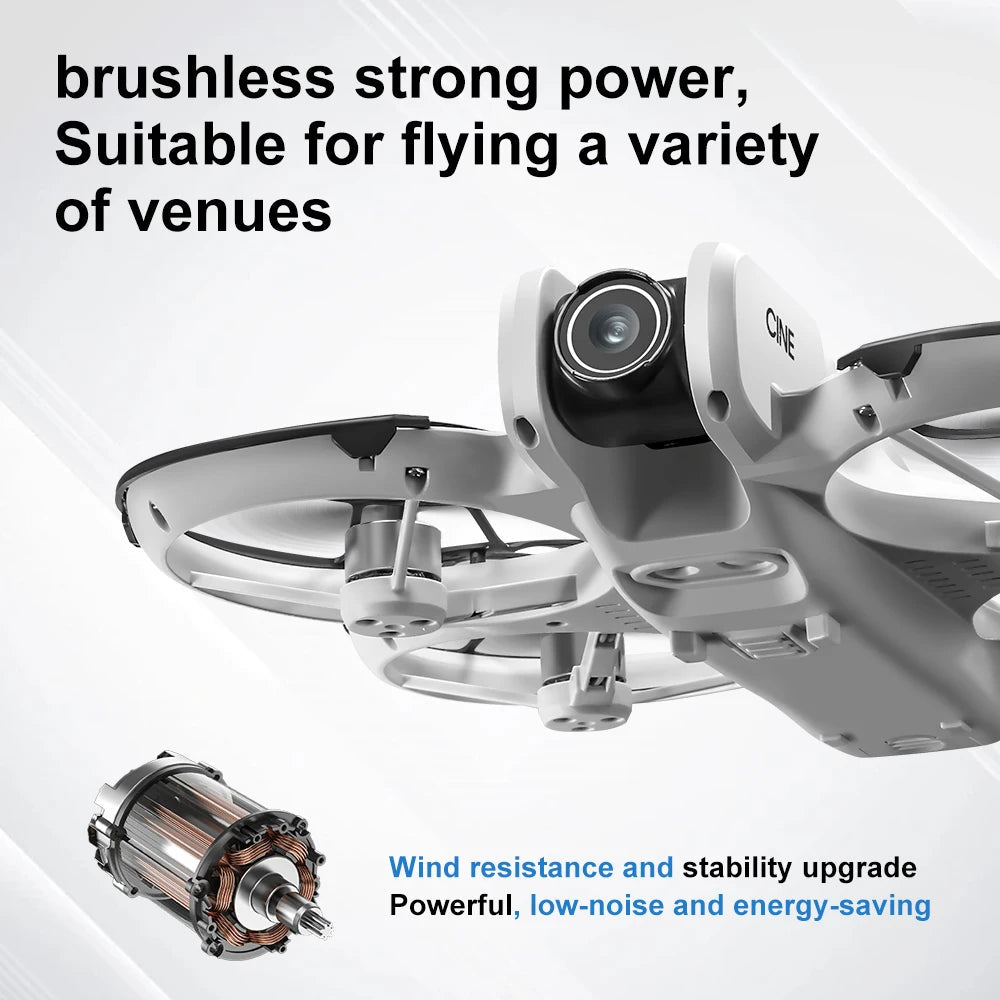 Xiaomi V666 Mini Drone 4K Professional Aerial 8k Dual Camera Intelligent obstacle avoidance  Brushless Quadcopter Kid RC Toy Techelectronicx