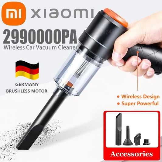 Xiaomi Wireless 690000Pa Car Vacuum Portabale Cleaner Cordless Handheld Vacuum High-power Vacuum Cleaner For Home Office Car New Techelectronicx