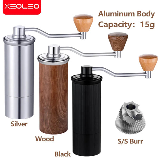 XEOLEO 15g Portable grinder for coffee bean Manual coffee grinder Hand coffee grinder for filter coffee/esspresso maker Techelectronicx