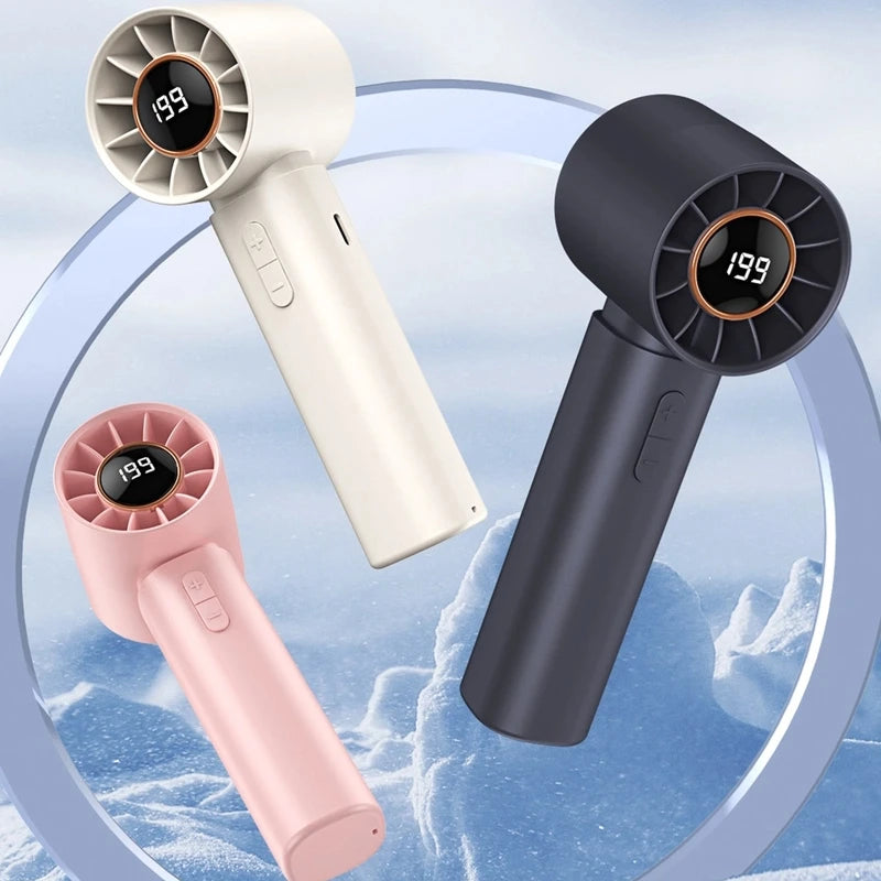 Xiaomi Mijia Mini Bladeless Handheld Fan USB Rechargeable Hand Fan Portable Personal Highspeed Fans Electric Eyelash Fan New Techelectronicx