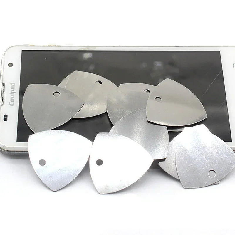 10/20/50PCS Metal Phone Opening Tools Metal Guitar Picks Pry Opener for iPhone iPad Tablet PC Disassemble Repair Tool Kit Techelectronicx