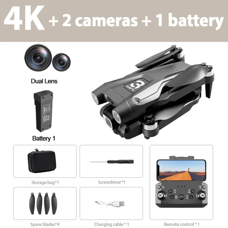 Xiaomi Mijia Z908 Pro /MAX 8K Drone ESC Professional 4K Dron Optical Flow Localization 3sided Obstacle Avoidance Quadcopter Toys Techelectronicx