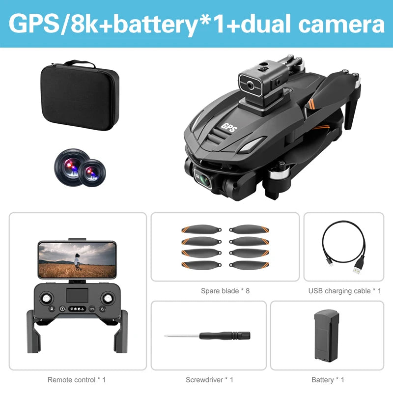 Xiaomi Mijia V168 Drone 8K 5G GPS  HD Aerial Photography Omnidirectional Obstacle Avoidance Foldable Long Flight Time Original Techelectronicx