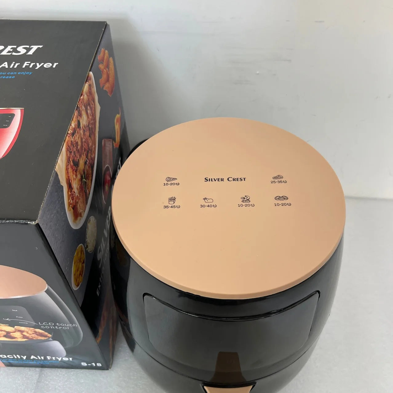 SilverCrest Airfryer Automatic Air Fryer Large Capacity Electric Fryer Chip Machine Smart Touch TechElect