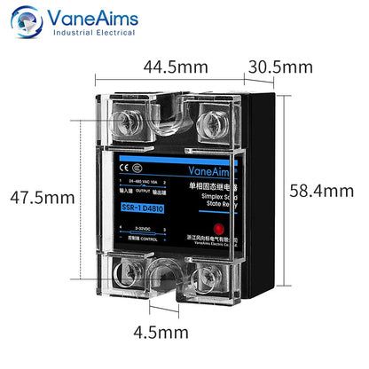 REX C100 Digital PID Temperature Controller REX-C100 thermostat 0-400℃  K Type Input 40DA SSR Relay 0-40A Heatsink VaneAims Techelectronicx