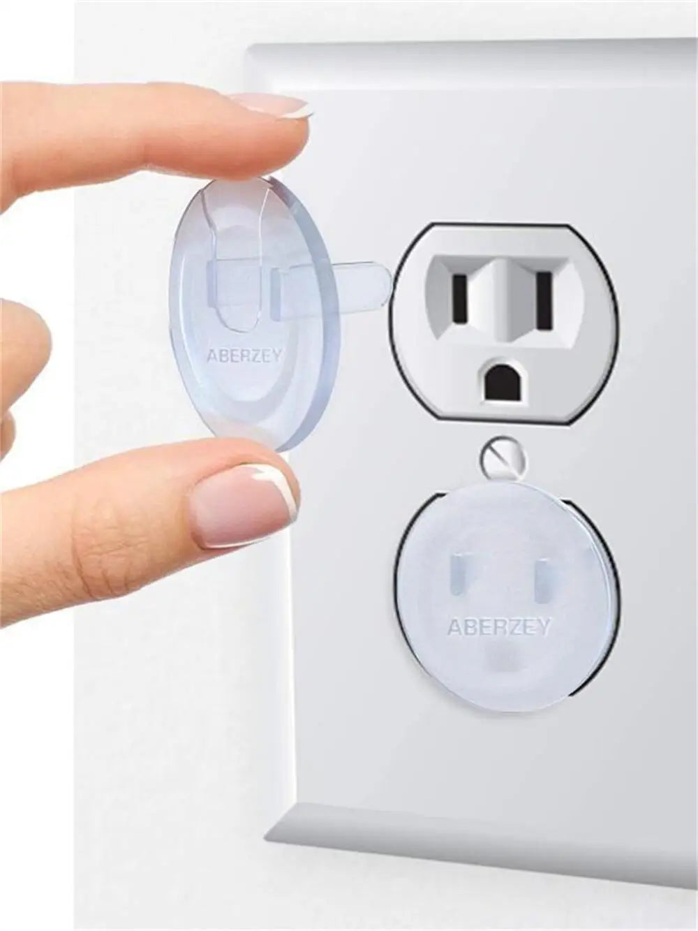 10pcs Outlet Covers, American Standard Baby Proofing Safety Child Secure Electric Plug Protectors TechElect