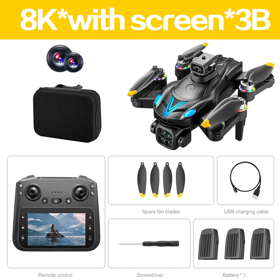 Xiaomi Mijia V188 MAX Drone Professional HD 8K Dual Camera Optical Flow Brushless RC Quadcopter Foldable Aerial Photography toy Techelectronicx