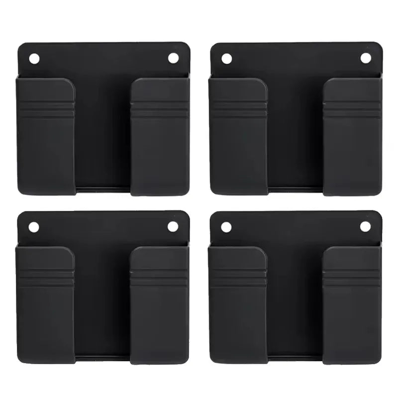 4-1PCS Multifunction Mobile Phone Holder Wall Mounted Storage Box Punch Free Mobile Phone Charging Dock Stand Organizer Brackets Techelectronicx