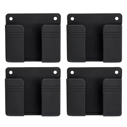 4-1PCS Multifunction Mobile Phone Holder Wall Mounted Storage Box Punch Free Mobile Phone Charging Dock Stand Organizer Brackets Techelectronicx
