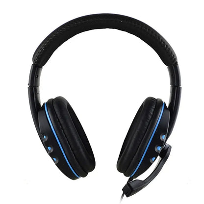 Headphones 3.5mm Wired Gaming Headset Earphones Music For PS4 Play Station 4 Game PC Chat computer With Microphone - TechElect