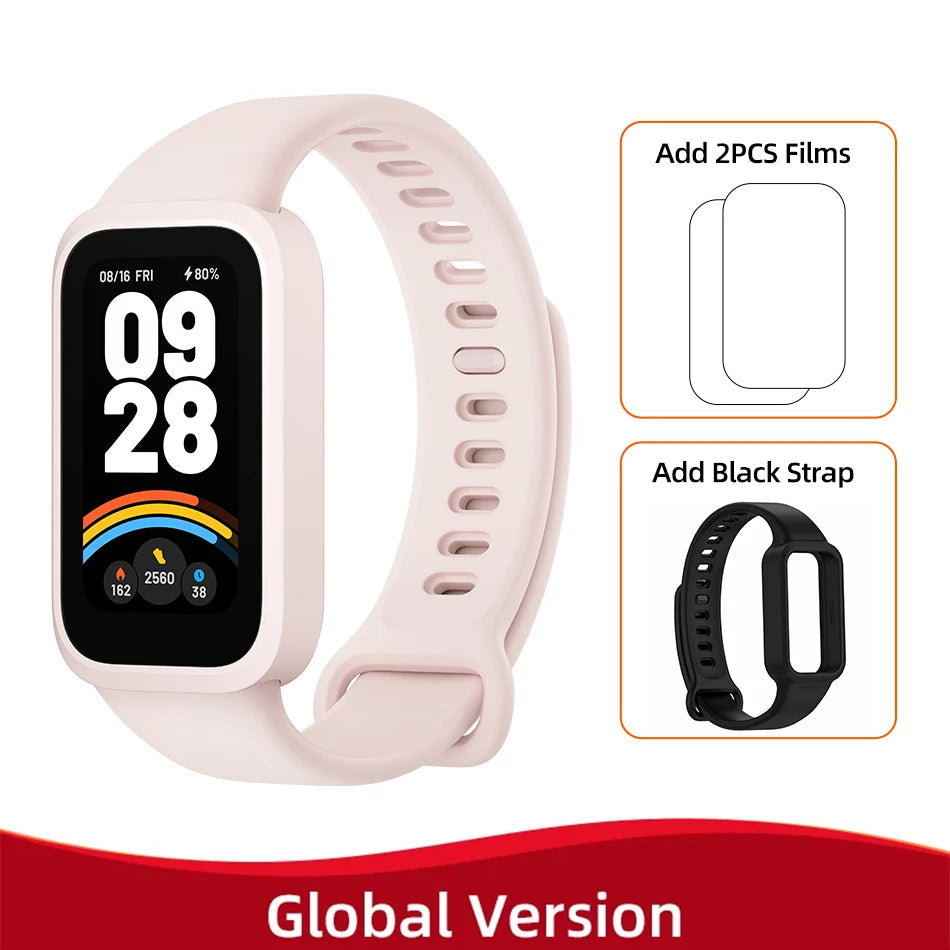 Xiaomi Mi Band 9 Active Global Version Smart Bracelet 9 Color 1.47" TFT Display 50+ Sport Modes Blood Oxygen Monitor Wristband Techelectronicx