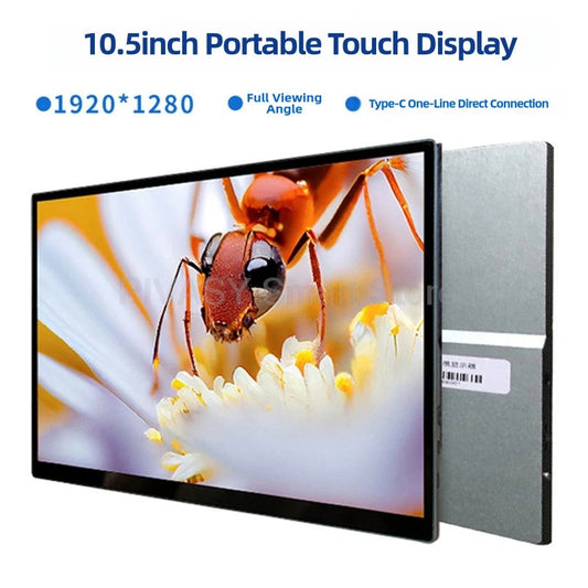 10.5 Inch Touch Screen TV Monitor Mobile for Movie Home Party Office Business Lightweight Portable High - definition Saturation TechElect