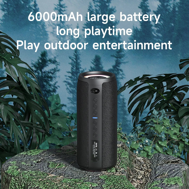 ZEALOT-S51Pro 40W High-power Bluetooth Speaker 3D Stereo Bass Bluetooth Speaker Portable IPX5 Waterproof Suitable TWS Boom Box Techelectronicx