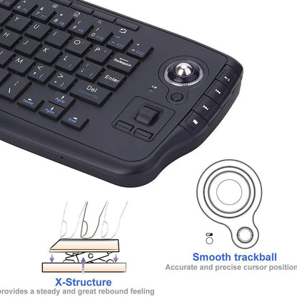 Xiaomi New Mechanical Keyboard Trackball Mouse 2.4G 2-in-1 Portable Quick Connection Function  For Computers Tablets And Tvs Techelectronicx